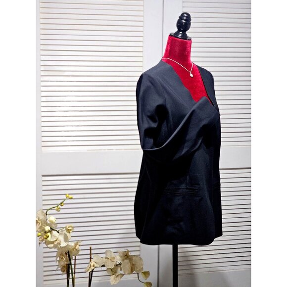 Athleta Women's Avenues Black Open-Front Blazer Jacket  Plus Size 14 2212 - Picture 4 of 16